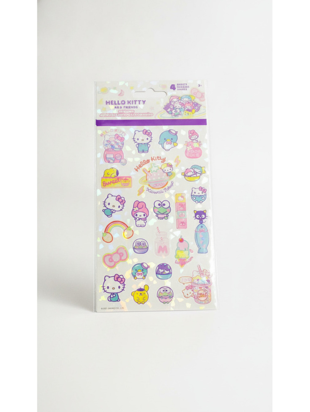 Hello Kitty & Friends Sticker Pack 4 Sheets New Cute Sanrio Stickers Set